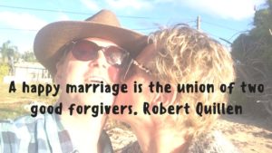 A happy marraige is the union of two good forgivers. Robert Quillen